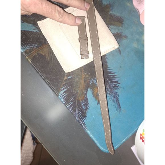 Double Tour Leather Watch Strap Smooth Calfskin for Apple Watch No Buckle - Picture 9 of 10